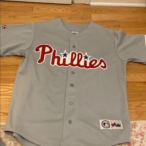 Genuine Merchandise Gray Phillies Jersey